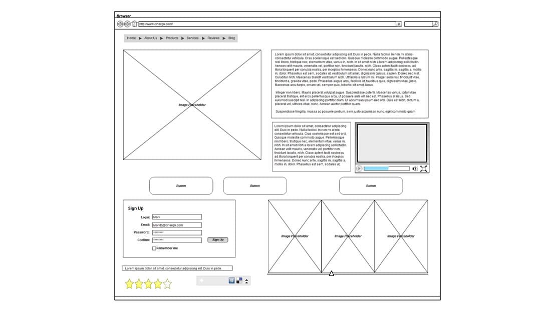 creare siti web